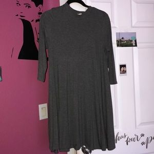 Grey Flowy Dress